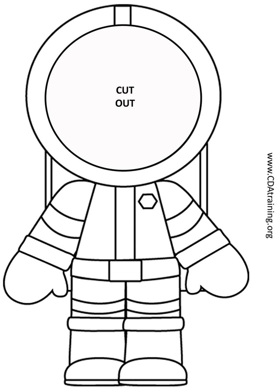 Astronaut Template Free Printable